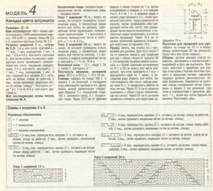 Пончо спицами c узором из кос