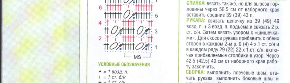 Женский джемпер спицами с шишечками