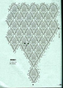Топ крючком с узором из ананасов